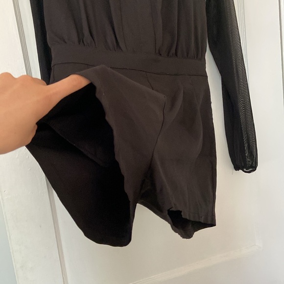 NWOT Poof S Black Romper - Picture 3 of 8